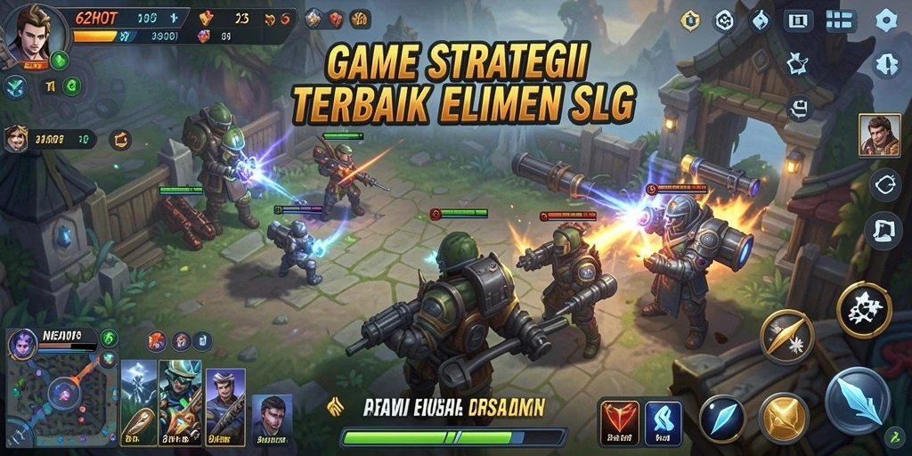 Tampilan gameplay 62HOT yang menegangkan dan strategis.