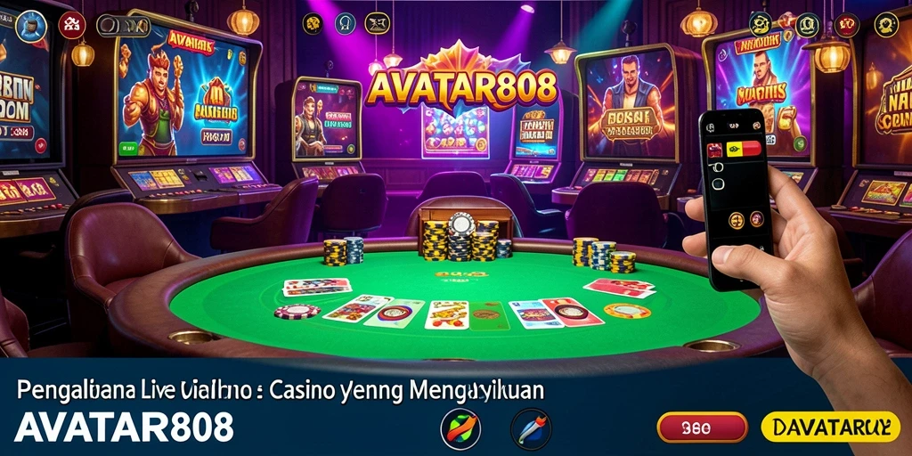Tampilan Gameplay Live Casino di AVATAR808 yang Memukau
