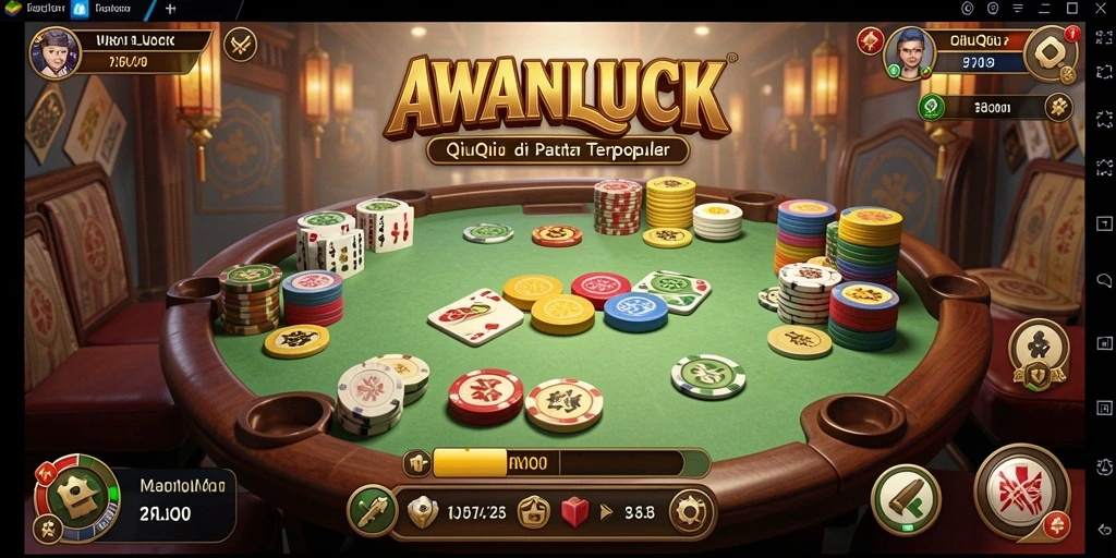 Tangkapan layar gameplay AWANLUCK yang seru dan menegangkan.