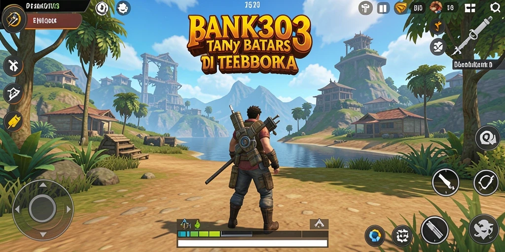 Gameplay BANK303 yang menampilkan keindahan dunia terbuka.