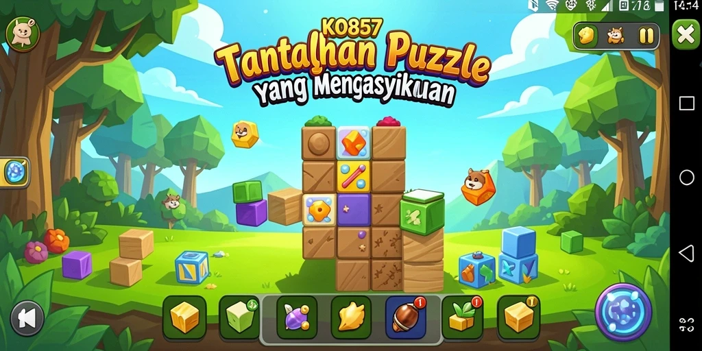 Gameplay menantang dan mengasah otak dari KO857.