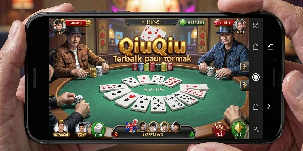Gameplay seru dari SVIP5 saat bermain QiuQiu dengan teman.