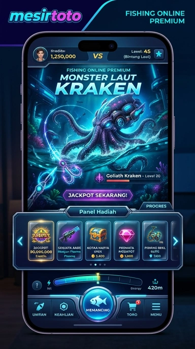 Tampilan aplikasi mesirtoto yang sederhana dan efektif.